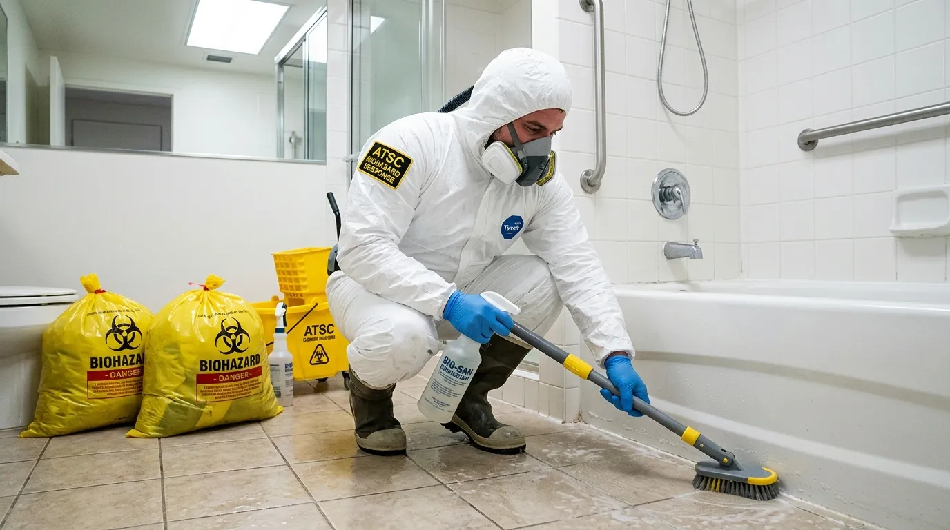 Decontamination equipment deployed for Blood Cleanup in Norton Shores